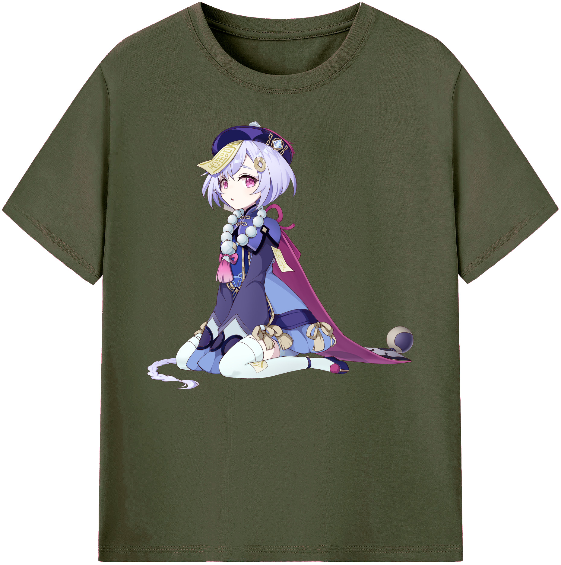 げんし神 七七 なな  genshin Nana 綿100％ メンズ半袖Tシャツ｜肌触りやわらか＆通気性